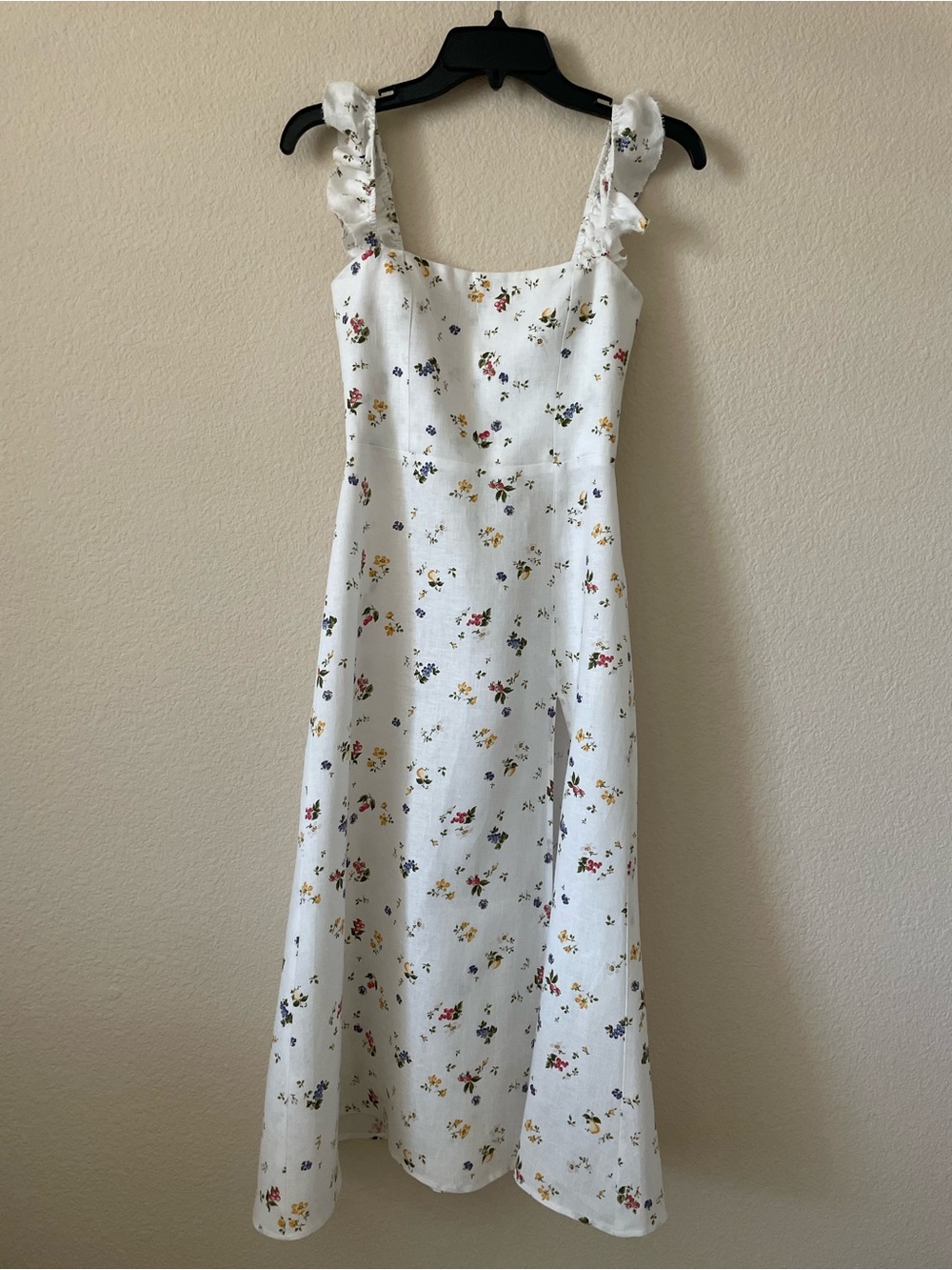 Reformation Spaulding Linen Dress